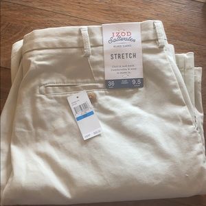 IZOD saltwater relaxed classic stretch mens shorts